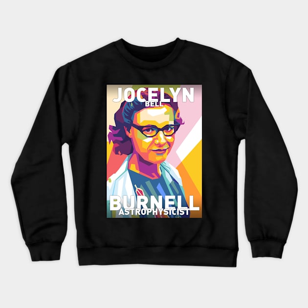 Jocelyn Bell Burnell Crewneck Sweatshirt by Shecience